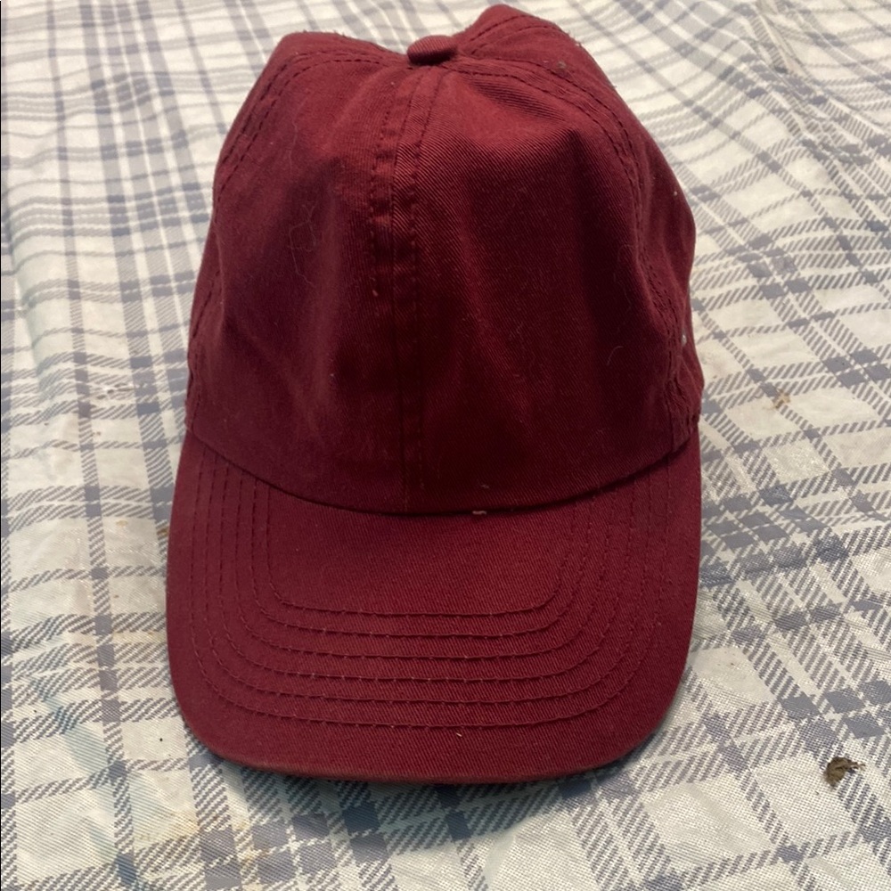 Classic Red Baseball Cap - Picture 2 of 3
